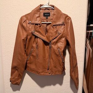 3BN Hit The Road Brown Leather Jacket
